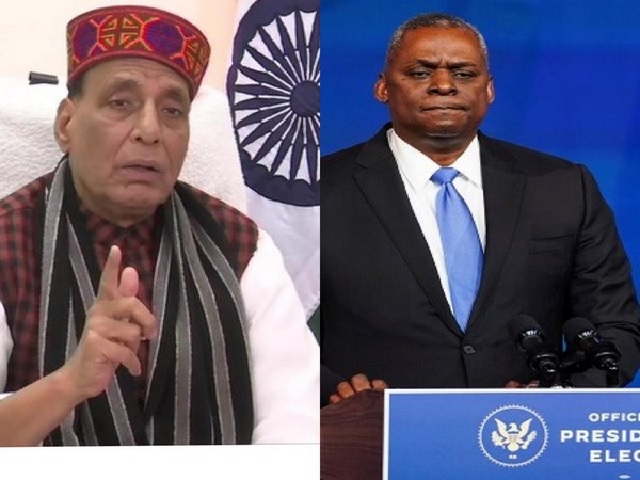 Defence Minister Rajnath Singh speaks to US counterpart Lloyd Austin, commits to deepen defence ties